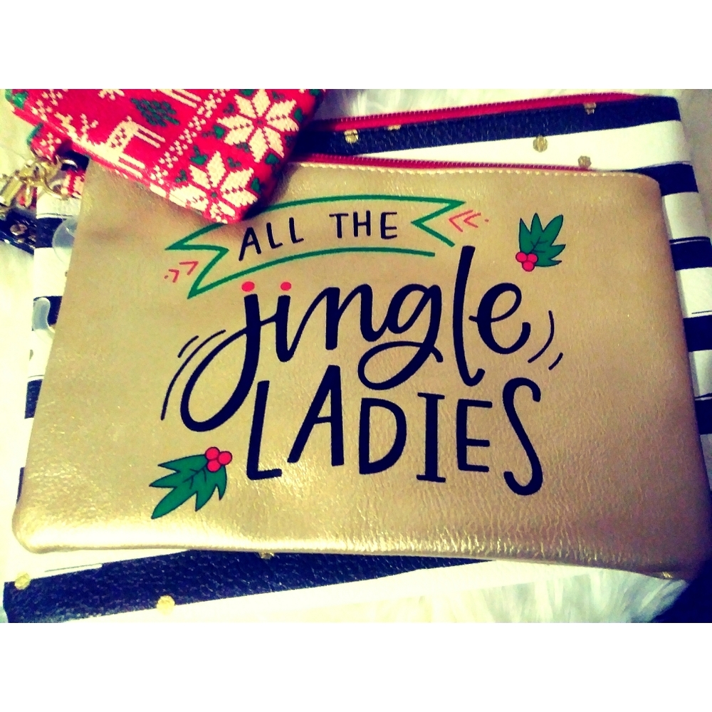 3 piece pouch set "All the JINGLE LADIES!"